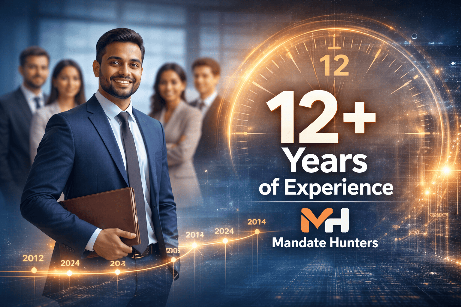 Mandate Hunters has more than 12 years of experience in acquiring business clients for its clients in staffing and recruitment industry.